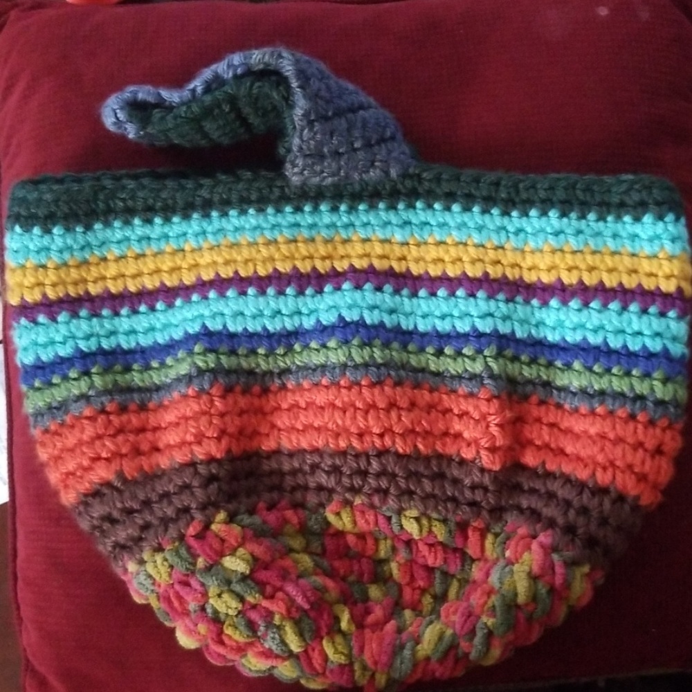 Handmade Crochet Bucket Bag